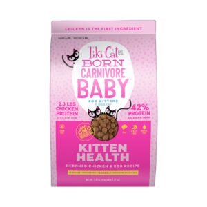 Tiki Cat Born Carnivore for Kittens w/ Deboned Chicken & Egg Recipe Dry Cat Food