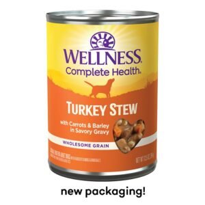 Wellness Complete Health Turkey Stew w/ Carrots & Barley In Savory Gravy Canned Dog Food