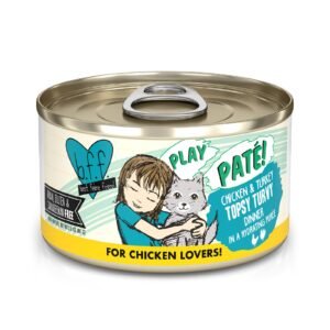 Weruva B.F.F. Play Chicken & Turkey Topsy Turvy Dinner in a Hydrating Purée Paté Canned Cat Food
