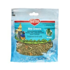 Kaytee Bird Greens Natural Blend Bird Treats, 1-Oz