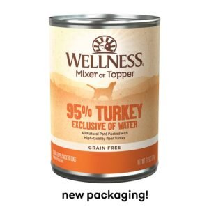 Wellness Ninety-Five Percent Mixer or Topper Turkey Canned Dog Food