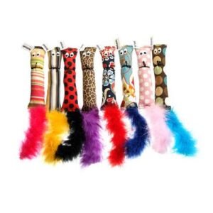 PetCandy Catnip Squirrel w/ Tail Cat Toy, Assorted